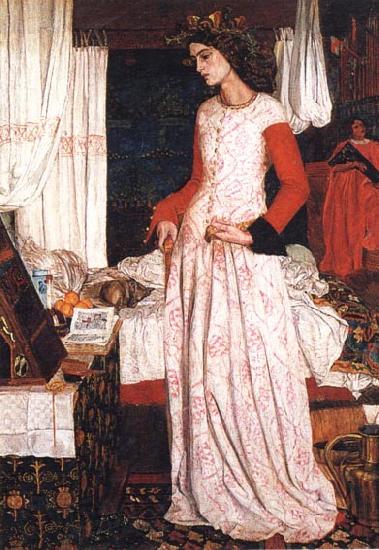 Morris, William Queen Guenevere Spain oil painting art